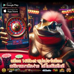 สล็อต 168bet ซุปเปอร์สล็อต สมัครสมาชิกง่าย ได้โบนัสทันที